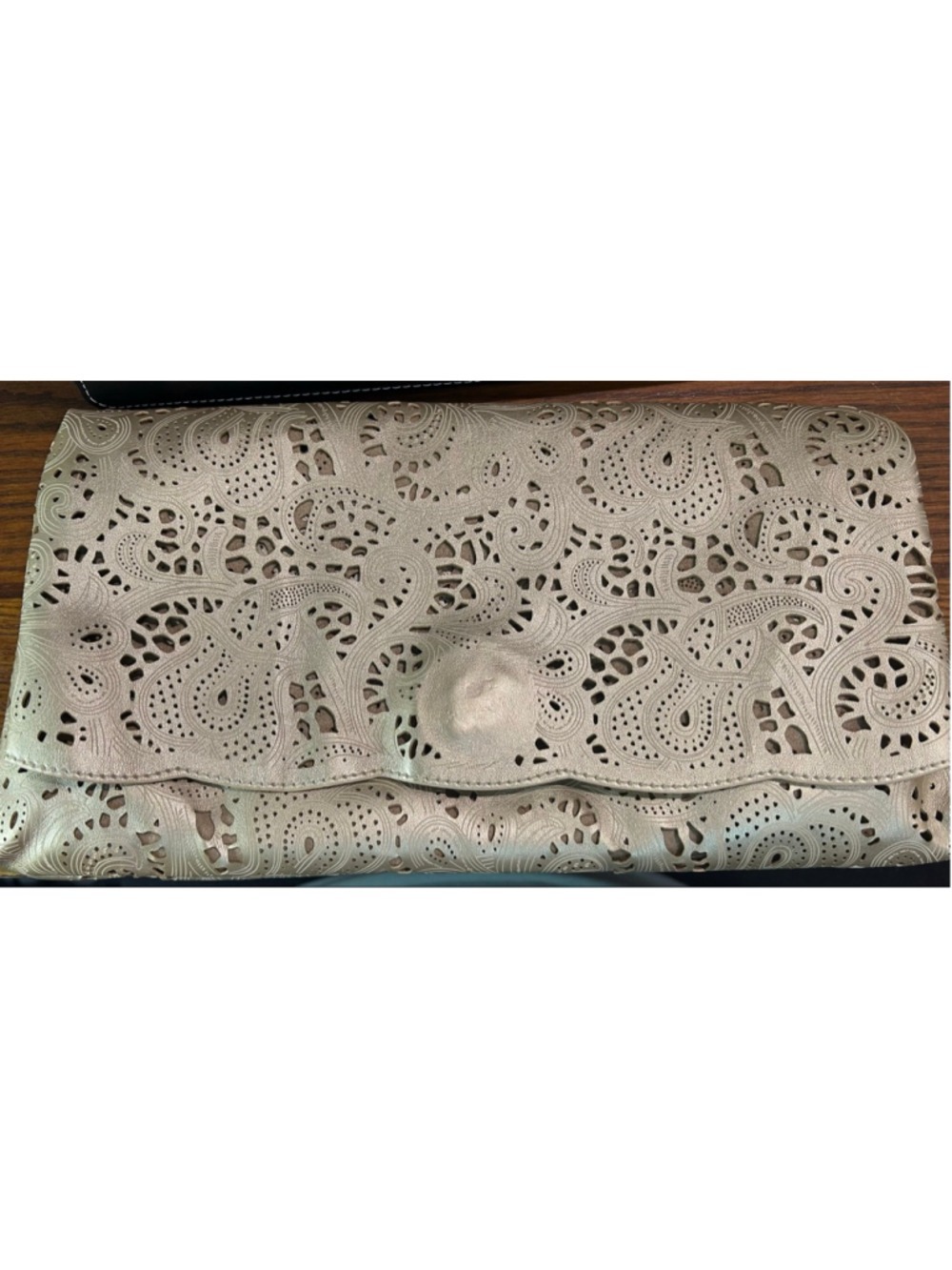 Women's Buco Gold Laser Cut Clutch 13 x 7